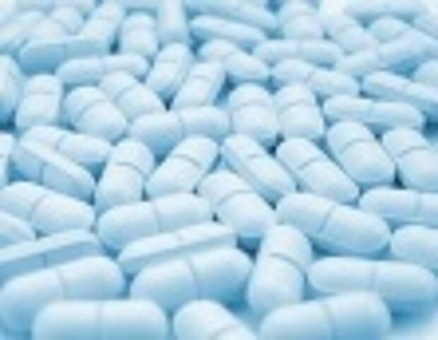 Blaue Tabletten